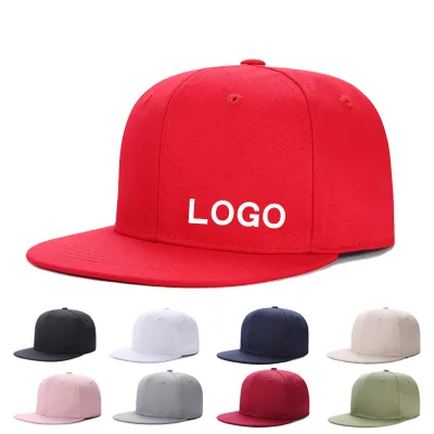 Wholesale Custom Embroidery Logo Snap Back Caps Design Snapback Hats Custom Blank Fitted Snapback Hat