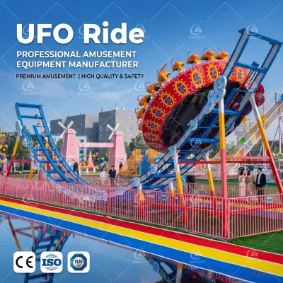 Phoenix Rides Flying UFO Ride Fairground Amusement Outdoor Theme Park Carnival Thrill Ride with Metal & Steel for Sale