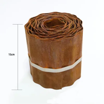 Iron Lawn Border & Garden Edging with Smooth Shank and Stainless Steel Finish Durable for Outdoor Landscape Use