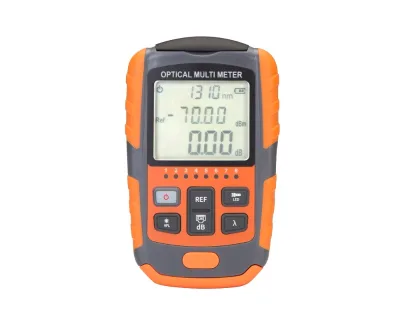 Fiber Optic Power Meter ftth attenuation Tester laser power meter 800~1700nm handheld OPM +VFL -70dB 5KM VFL