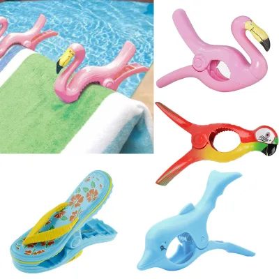 Beach Clip Clip Cute Animal Clip Plastic Towel Clip Bath Towel Clip Travel Clip Plastic Drying Clip