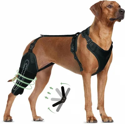 Custom Dog Knee Brace for Torn Acl Hind Leg,Dog Leg Braces Support Luxating Patella, Cruciate Ligament, Warm Joint Relief Pain