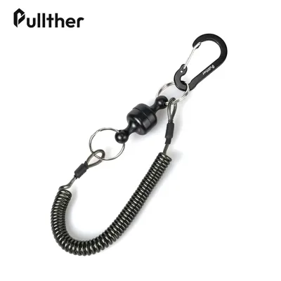 Pullther Magnetic Quick Release Portable Waterproof Soft Multifunctional Strong Fishing Lanyard Strap Mountain Buckle
