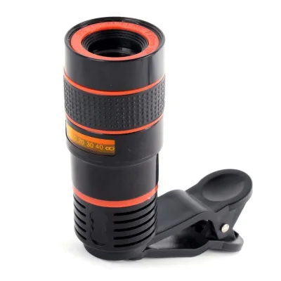 20X25 Universal Clip 12X 20X Zoom Telephoto Lens HD Smartphone for Most Mobile Phones Monocular Telescope