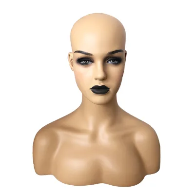 Custom Woman Realistic Mannequin Head for Wig Display Mannequin Head with Shoulders