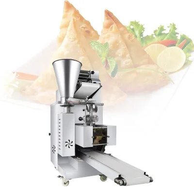Fully Automatic Motor Dumpling Maker with 6000-12000pcs/h Capacity 1000W Power for Patty Momo Ravioli & Samosa