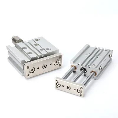 New Pneumatic Three-Axis Magnetic Three-Rod Guide Cylinder MGPM/MGPL Series 12/16/20/25/32/40/50/63/80/100 Bore Core Bearing