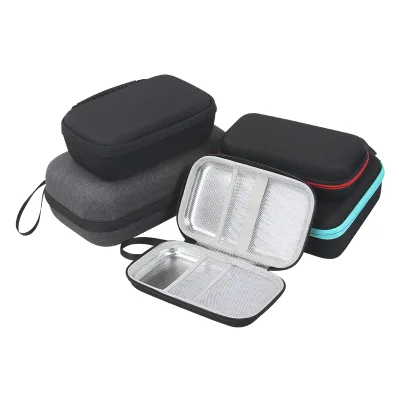 Wholesale Portable Carrying Case Multiple Sizes Color Trim Zipper Design Interior Mesh Organizer for Small Accessories