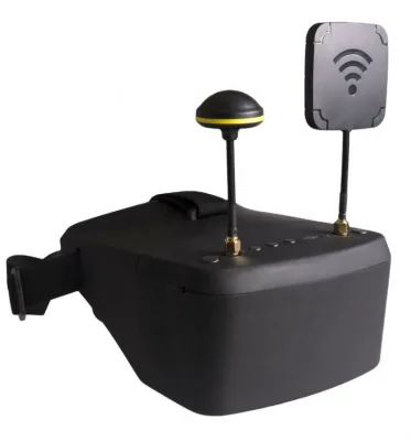 Cool Design VR AR 5.8G FPV Goggles EV800D DVR Glass with Dual Antenna Helmet Battery Receiver for RC Racing Drone UAV