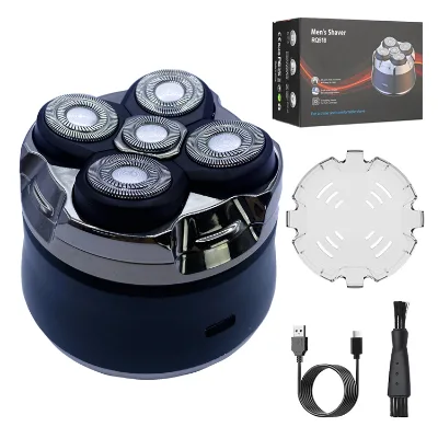 5 in 1 7 Roller Bald Head razor Shavers Men Electric Round Head Shaver for Men
