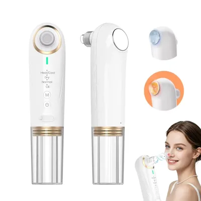 Hot & Cold Compress Home Use Beauty Instrument Electric Water Suction Vacuum Blackhead Remover Pore Cleaning Beauty Device