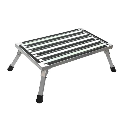 NEW DESIGN Larger Illuminating Portable Folding caravan Step Ladder Telescopic