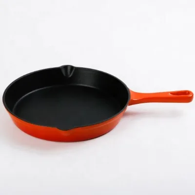 Eco-Friendly Enameled Cast Iron Frying Pan 6.5''