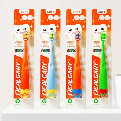 Factory Wholesale Soft Bristle Children Toothbrush with Comfortable Handle for School Home and Travel Oral Care