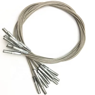 Safety Tension Cable Steel 1.2mm 1.5mm 7x7 Galvanized Steel Wire Rope Assembly Ceiling Hanging Wire