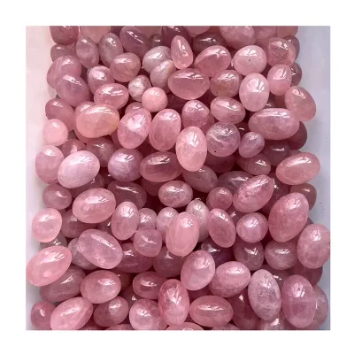 Crystals Wholesale Bulk Natural Rose Quartz Tumbled Stone Crystal Crafts Healing Crystals miraculous Oval Ball Gemstone