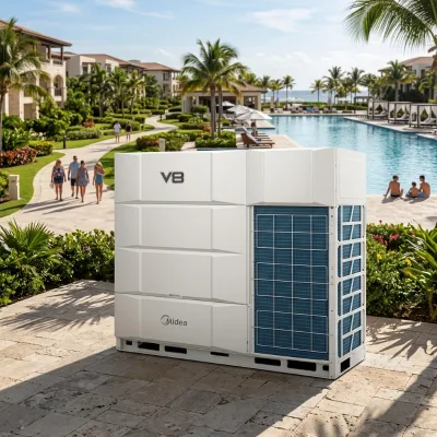 Midea V8 Pro VRF Air Conditioning 25.2kW R410A Full DC Inverter Heat Pump System for Luxury Villa