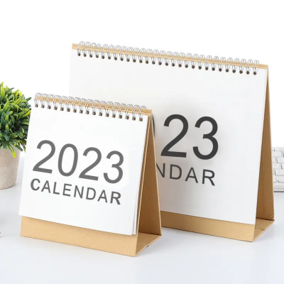2023 Custom Calendar Printing Factory Direct Sale Desktop Planner 365 Day Calendar