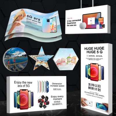 Customizable Decorative Advertising Light Box Frame for Business and Retail Store Fronts