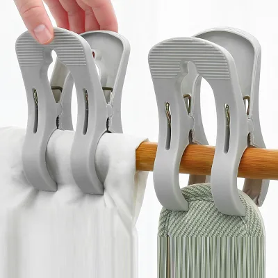 Beach Towel Clips Non-Slip Plastic Windproof Clothes Hanging Peg Quilt Clamp Holder for Beach Chair Pool Loungers Clothes