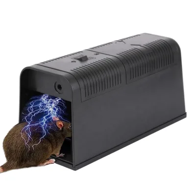Indoor Best Effective Electric Rat Trap Powerful Mouse Trap Humane Rat Killer Batteries Powered Solid ABS