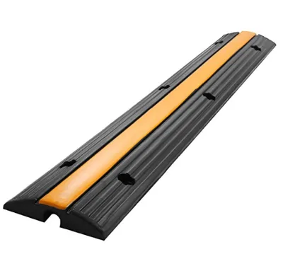 Shanghai Eroson 1 Channel Rubber Cable Protector Floor,Cable Tray Speed Bumps