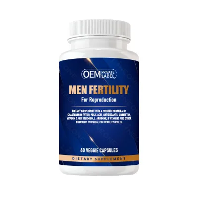 ODM/OEM Iron Coq10 Cassava Root Male Booster Fertility Supplements for Men Private Label