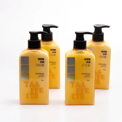 Luxury Eco-friendly Hotel Amenities Set Hyaluronic Acid Body Lotion and Hair Conditioner for High-End Hotels