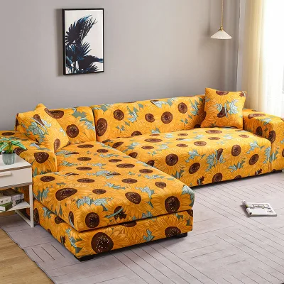 Modern Artistic Stretch Universal Furniture Waterproof Sofa Slip Cover Seat Bedroom Living Room Support Custom