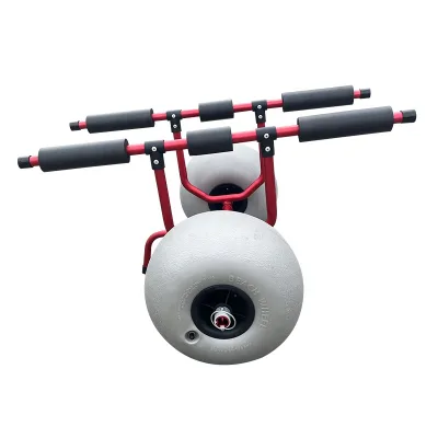 Kayak Transportation Tools With Pneumatic Tires Beach Boat Punching Boat Trailer SUP Cart