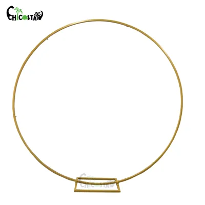 Large Iron Round Stand for Home Decor High Quality Wedding Arch Frame for Wedding Decoration