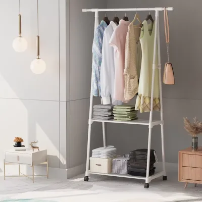 Private Label Customization Multifunctional Minimalist Modern Freestanding Clothes Hanger Hat Rack Storage Shelf
