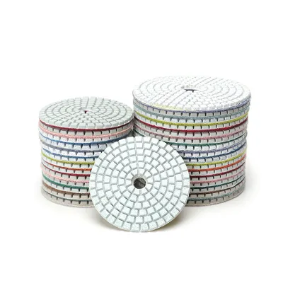 4Inch 100mm Diamond Polishing Pads Wet Use for Marble Granite Quartz Stone Polishing