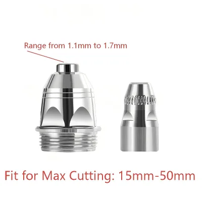 Wholesale P80 Plasma Cutting Consumables Kit 10 Sets Electrode Nozzle Shield Cup for LGK100 120 CUT100 Plasma Cutter Accessories