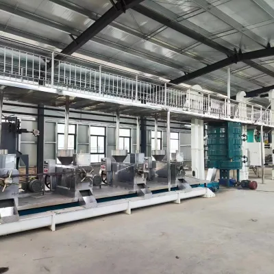 Manufacturing Plant Olive Soybean Sesame Almond Oil-Core Including Motor Pump