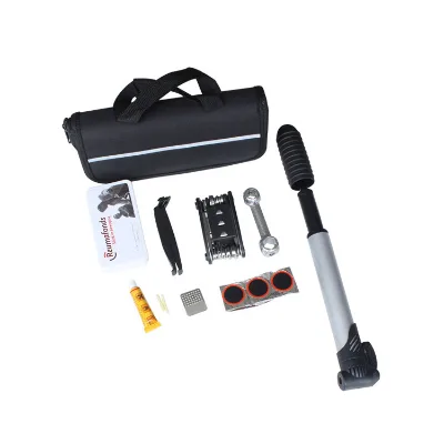 HRIG E301 Portable Multi-functional Steel Bicycle Repair Tool Bag for Travelling