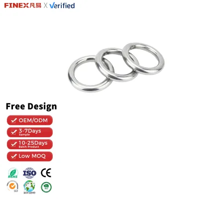 2026 Hot Sales SRR AISI316 Welded Round Ring Smooth Surface High Polished Stainless Steel 6*40mm for Norway