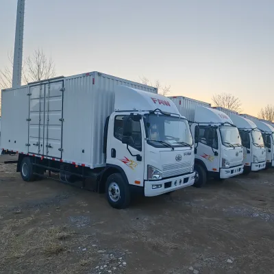 Advanced 5-10Ton Light Cargo Truck New Condition Single Row Rear Camera Enhanced Efficiency Safety Compliant