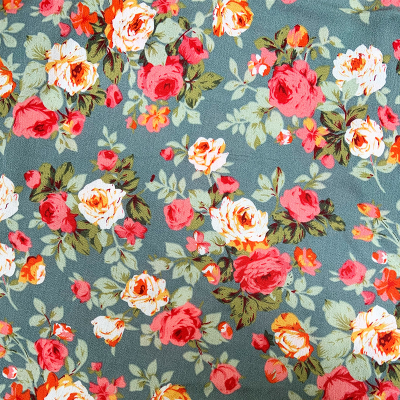 Plain Printing Cotton Woven Floral Fabric Bedsheet Cotton Muslin Fabric