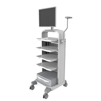 Mobile Trolley for  Endoscope with ISO13485  Endoscope Cart   Hospital Endoscope Cart