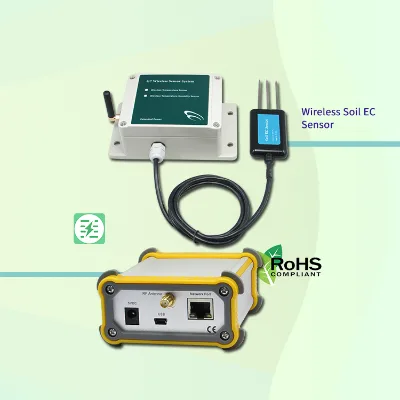 RS485 farm Wireless Soil EC Conductivity Monitor Meter iot sensors soil ec meter smart data logger