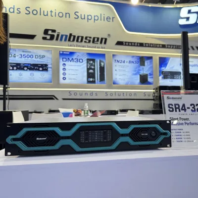 SR4-3200 100V-240V High Performance Stage Amplifiers Karaoke Surround Sound Power Amplifier for Linear Speakers