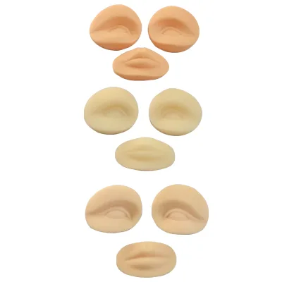BL Disposable Silicone 3D Tattoo Eyebrow Eyeliner Lip Students Practice Skin Microblading Permanent Makeup Cosmetic