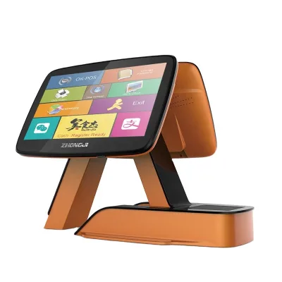 ZHONGJI All-in-One 11.6 Inch Windows POS Termina with Quad-Corel 4G RAM 128G Storage 3 Year Warranty POS Customer Display