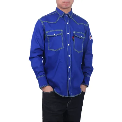 High Quality 100% Cotton Nfpa 2112 Fr American Welding Works Shirt for Sale