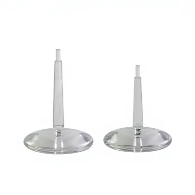Clear Plastic Display Flight Stands 32mm Standard 60mm Heavy Duty Miniature Figurine Support for Warhammer Models