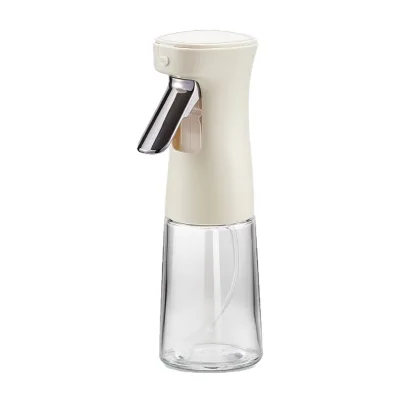 Glass Spray Bottle Home Use Press-Type Automatic Opening Edible-Oil Dispenser Atomizing Mist Sprayer Kitchen Oil Canister China