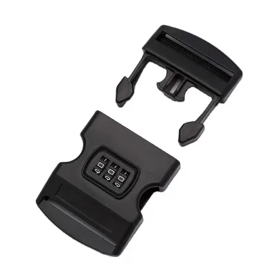 Plastic Buckle for Luggage, Three Position Password Lock, 50mg Luggage Strap Safety Buckle