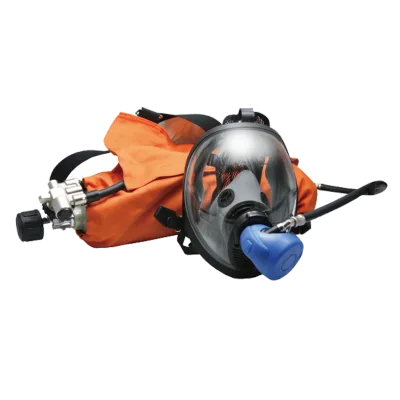 Portable 3L Compressed Air Carbon Fiber Cylinder EEBD with Full-face Mask and Carrying Bag for Emergency Escape