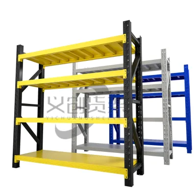 Long Span Storage Shelves 100KG 200KG 300KG 400KG 500KG Boltless Adjustable Metal Frame Warehouse Racks